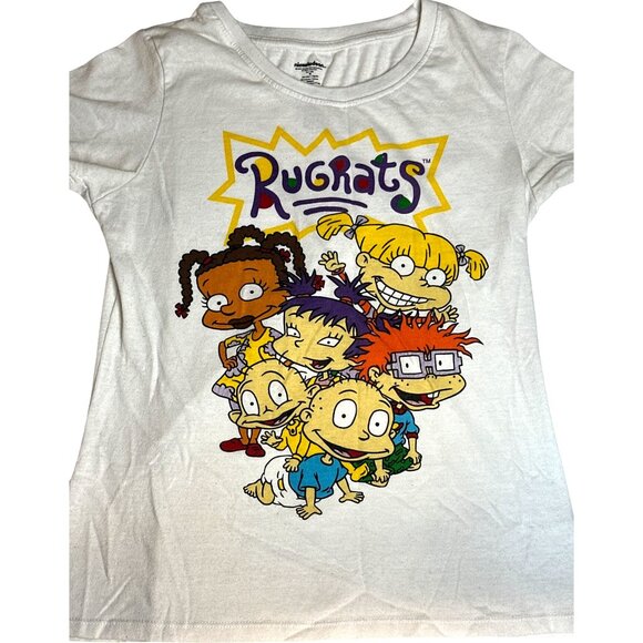 Nickelodeon Rugrats Graphic T-Shirt XL Juniors Tee Angelica Tommy Susie - Picture 7 of 8